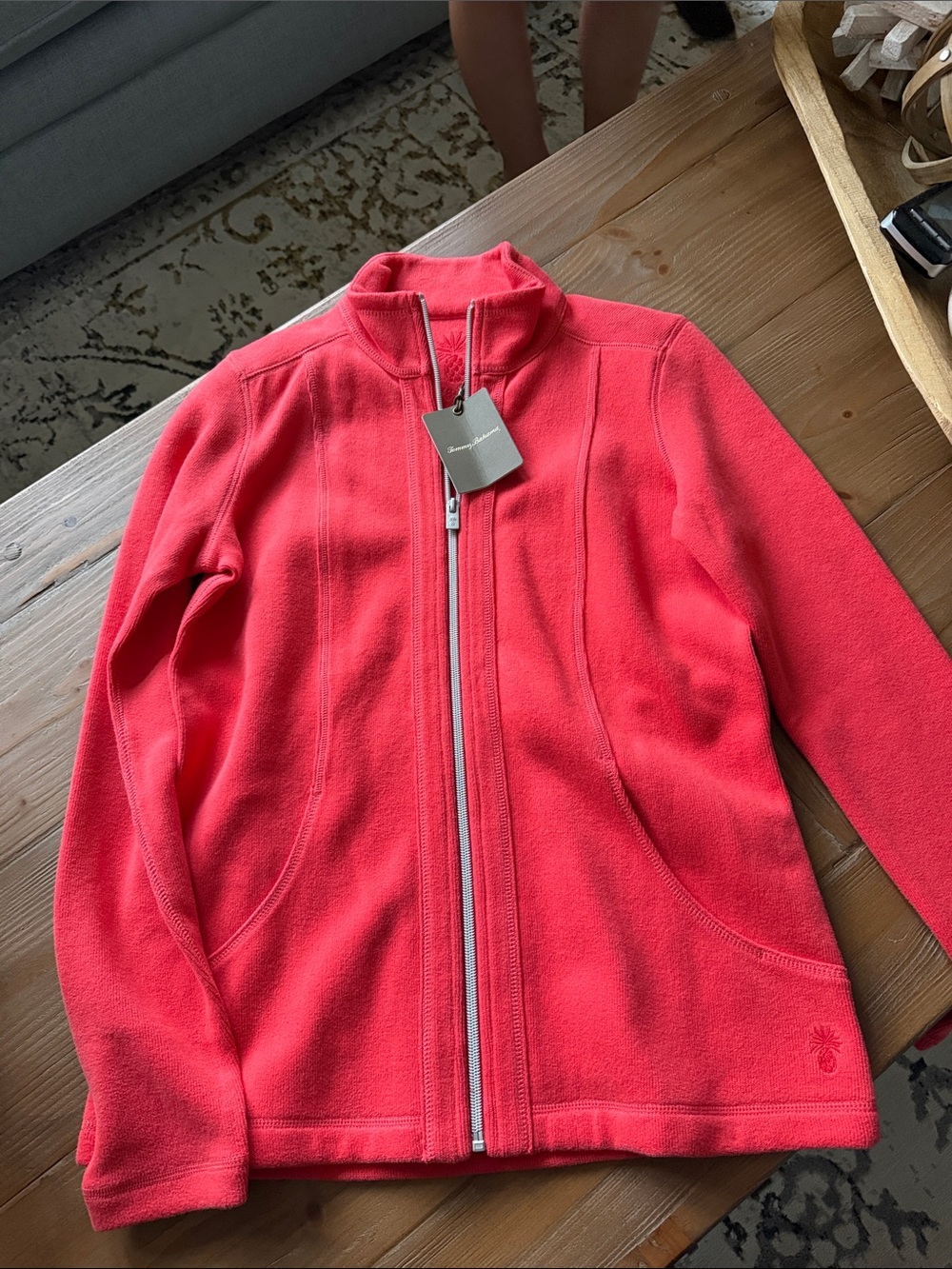 Tommy Bahama Women’s Coral Fleece Full-Zip Jacket